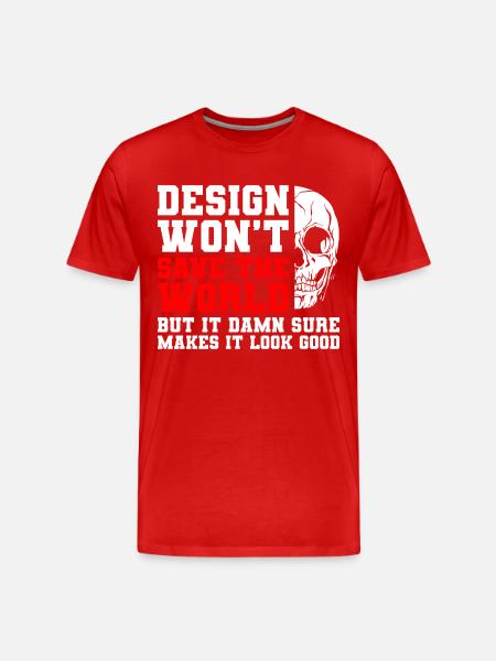 Designer Designer Graphic Designer - Men's Premium Organic T-Shirt - red