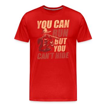 Cowboy Cowboy Boots Riding America - Men's Premium Organic T-Shirt - red - Front - Damien (186cm)