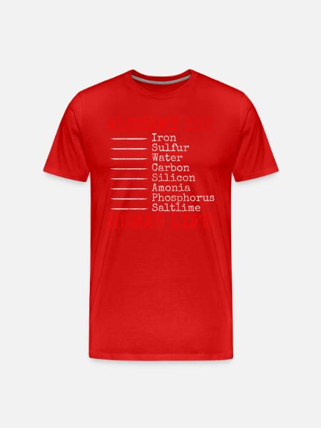Alchemist Potions Symbol Witchcraft - Men's Premium Organic T-Shirt - red