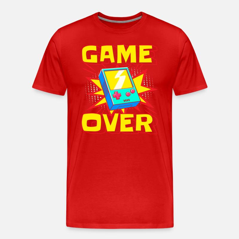 Comicstyle Style Pow! - Männer Premium Bio T-Shirt - Rot