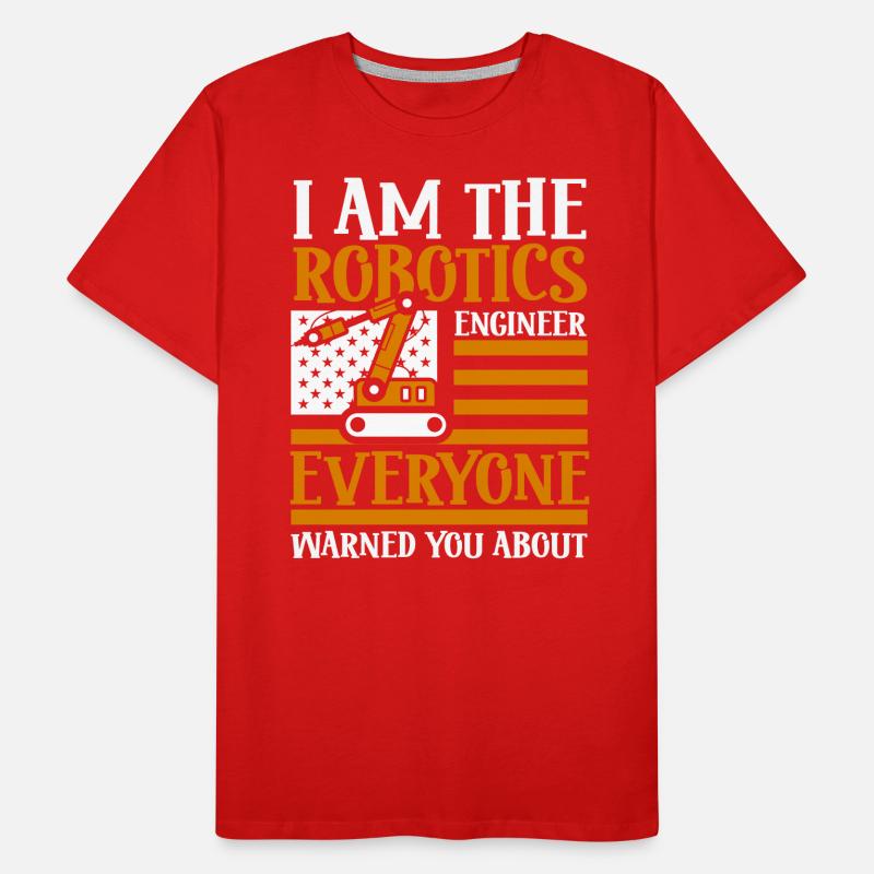 Technicien d’ingénierie d’engrenages de machines T-shirt bio Premium Homme