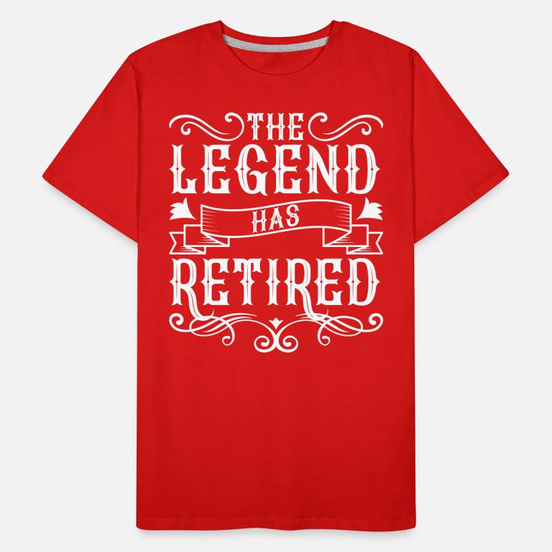 Pension, rest, work Men's Premium Organic T-Shirt