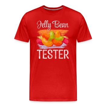 Dessert Cake Sweet Candy - Men's Premium Organic T-Shirt - red - Front - Damien (186cm)