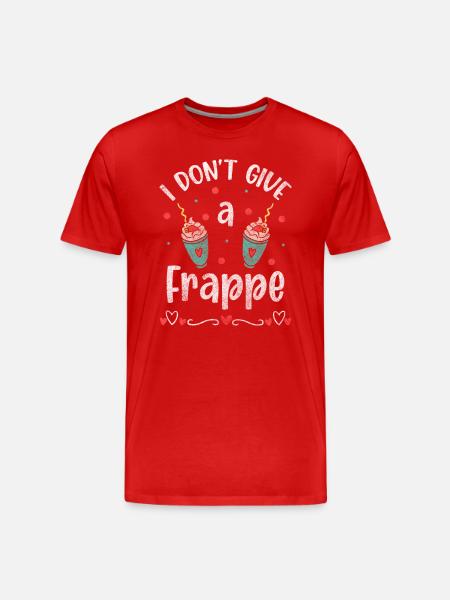 No Interest Attitude Aversion Life - Men's Premium Organic T-Shirt - red