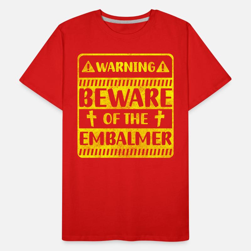 Undertaker work coffin corpse Men's Premium Organic T-Shirt