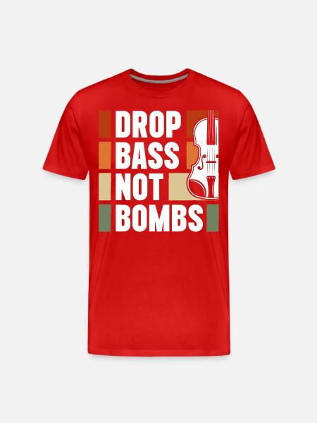 Music Passion - Men's Premium Organic T-Shirt - red