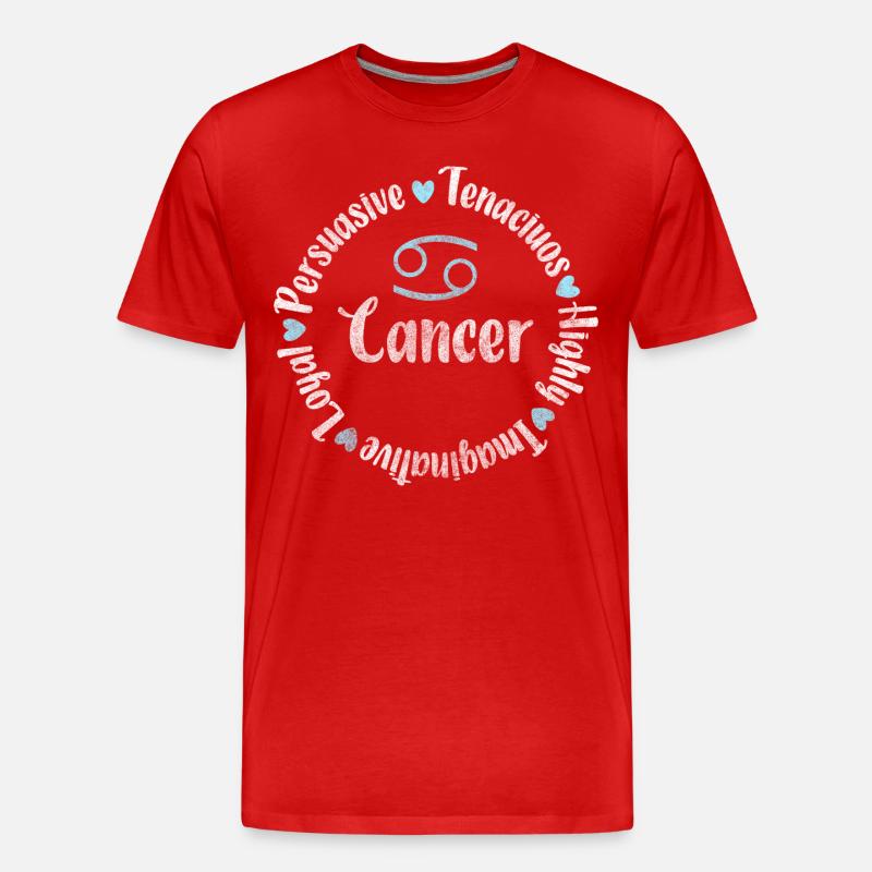 Sternzeichen Juni - Männer Premium Bio T-Shirt - Rot