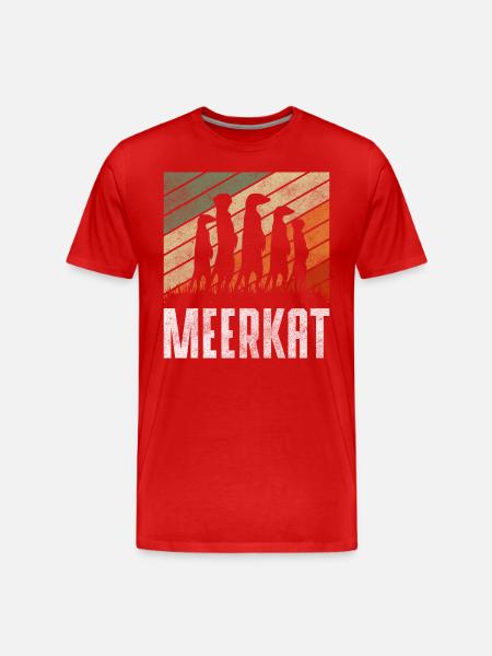 Wilderness Zoo Group Desert - Men's Premium Organic T-Shirt - red