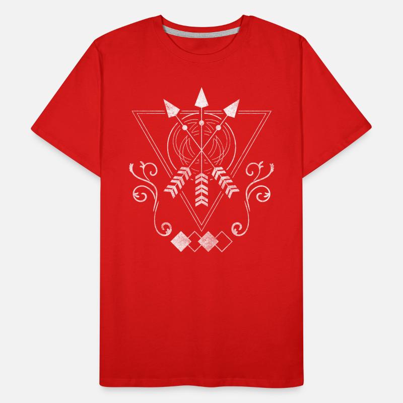 Runes Mythology Signs Men's Premium Organic T-Shirt