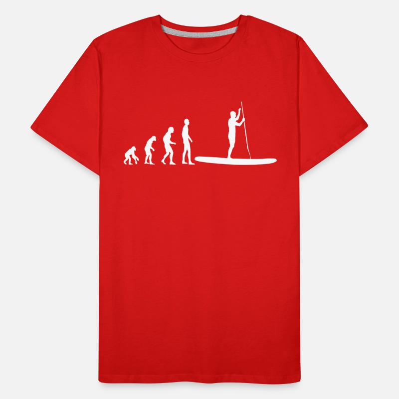 Stand Up Paddle Evolution Männer Premium Bio T-Shirt