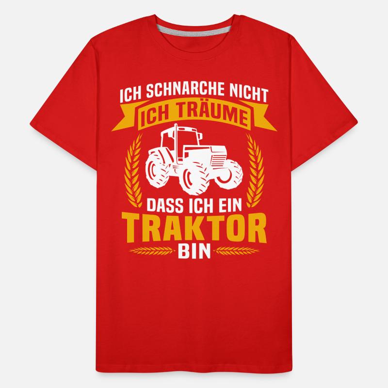 Ich Ein Traktor Bin Männer Premium Bio T-Shirt