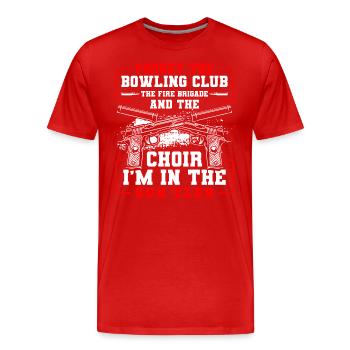 Gun Club Munitions Fun - T-shirt bio Premium Homme - rouge - Devant - Damien (186cm)