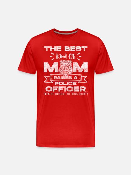 Police Stop Uniform Siren - Men's Premium Organic T-Shirt - red