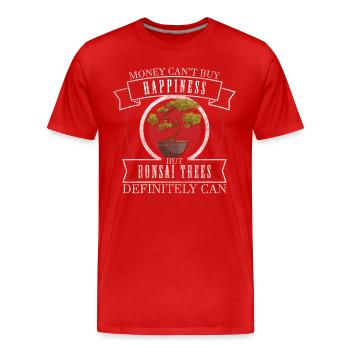 Bonsaibaum Kunst Baum Garten - Männer Premium Bio T-Shirt - Rot - Vorne - Damien (186cm)
