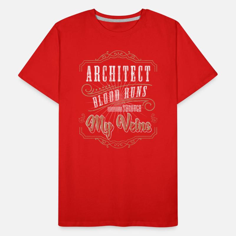 Construction de maisons design T-shirt bio Premium Homme
