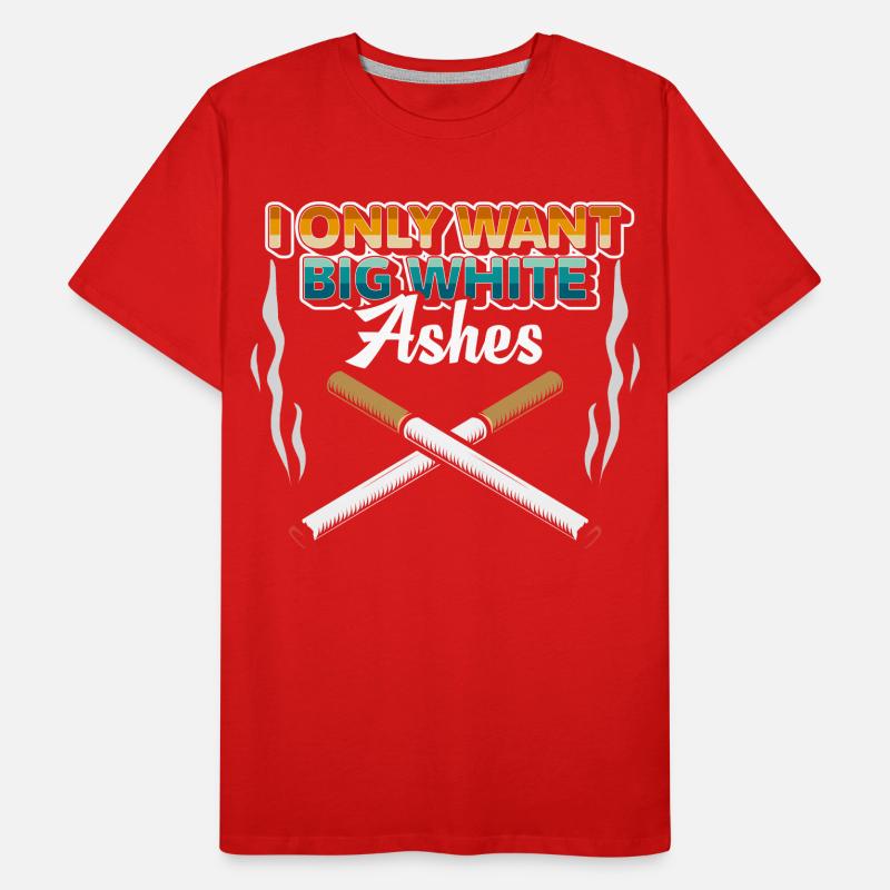 Tabac Nicotine Interdiction de fumer Drogue T-shirt bio Premium Homme