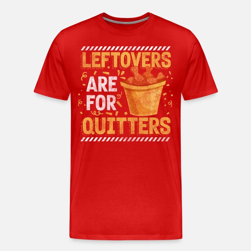 Buffet Getränke Menü - Männer Premium Bio T-Shirt - Rot