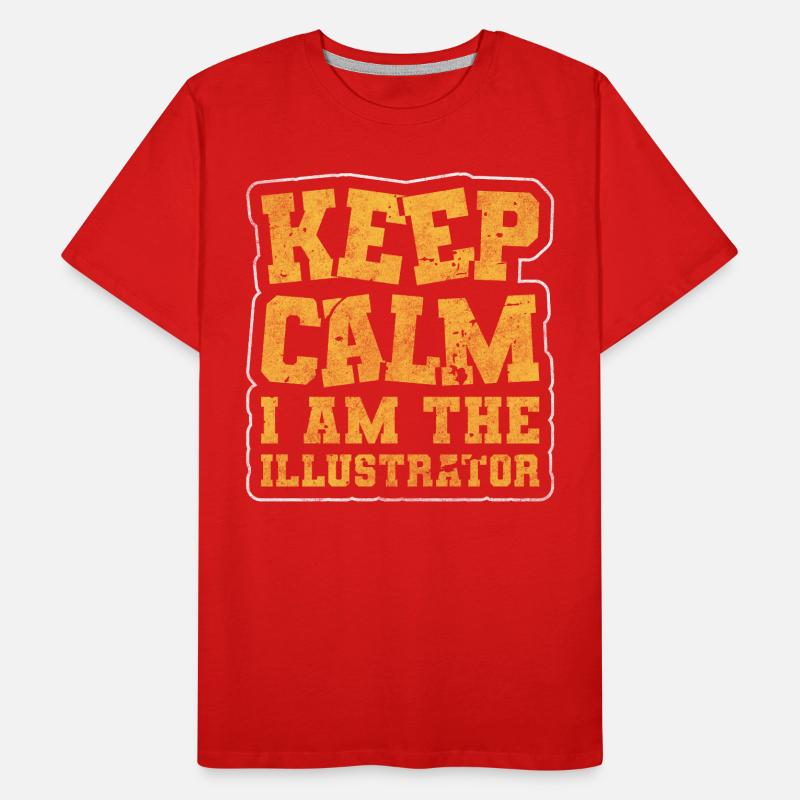 Conception de dessin de concepteur T-shirt bio Premium Homme