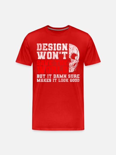 Dessins d’art - T-shirt bio Premium Homme - rouge