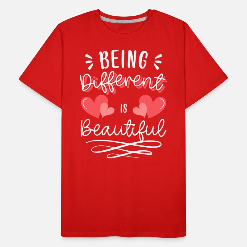 Different, proud, different Men's Premium Organic T-Shirt