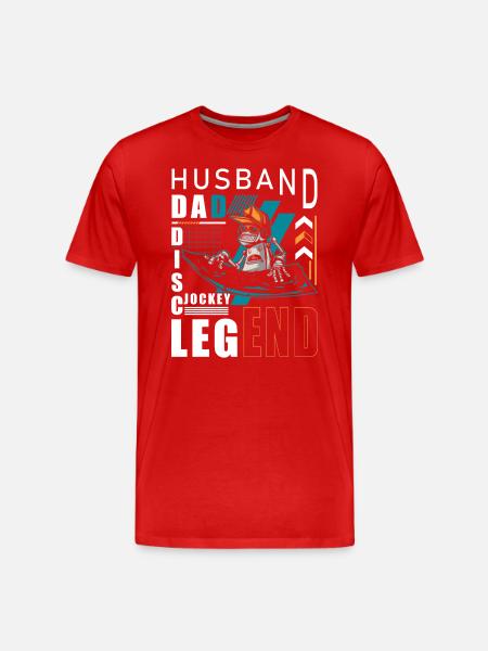 Music, Techno, Celebrate, Bass - Men's Premium Organic T-Shirt - red