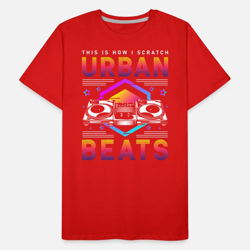 Disque vinyle Disco Rave T-shirt bio Premium Homme