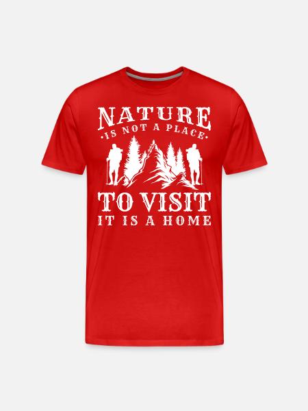 Mountaineering Summit Mountaineering - Men's Premium Organic T-Shirt - red