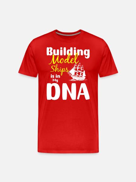 Ship Hobby Water Model Maker - Men's Premium Organic T-Shirt - red