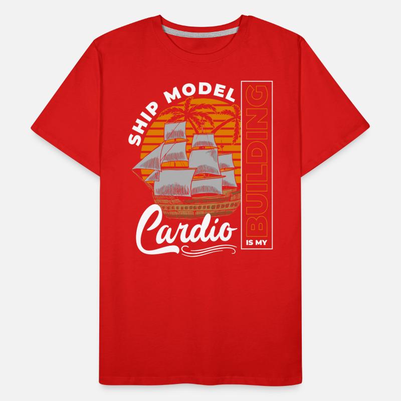 Modellbau Schiffsmodell Wasser Anker Männer Premium Bio T-Shirt