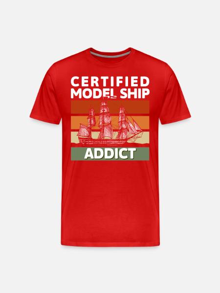 Schiff Schiffsmodell Rc Boot - Männer Premium Bio T-Shirt - Rot