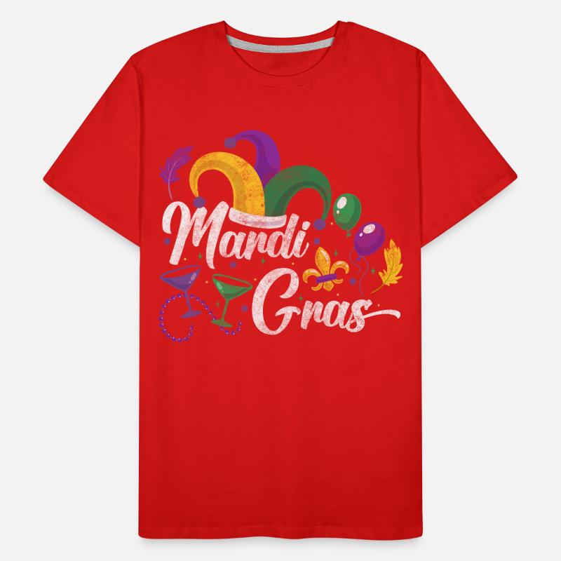 Célébration du carnaval colorée T-shirt bio Premium Homme