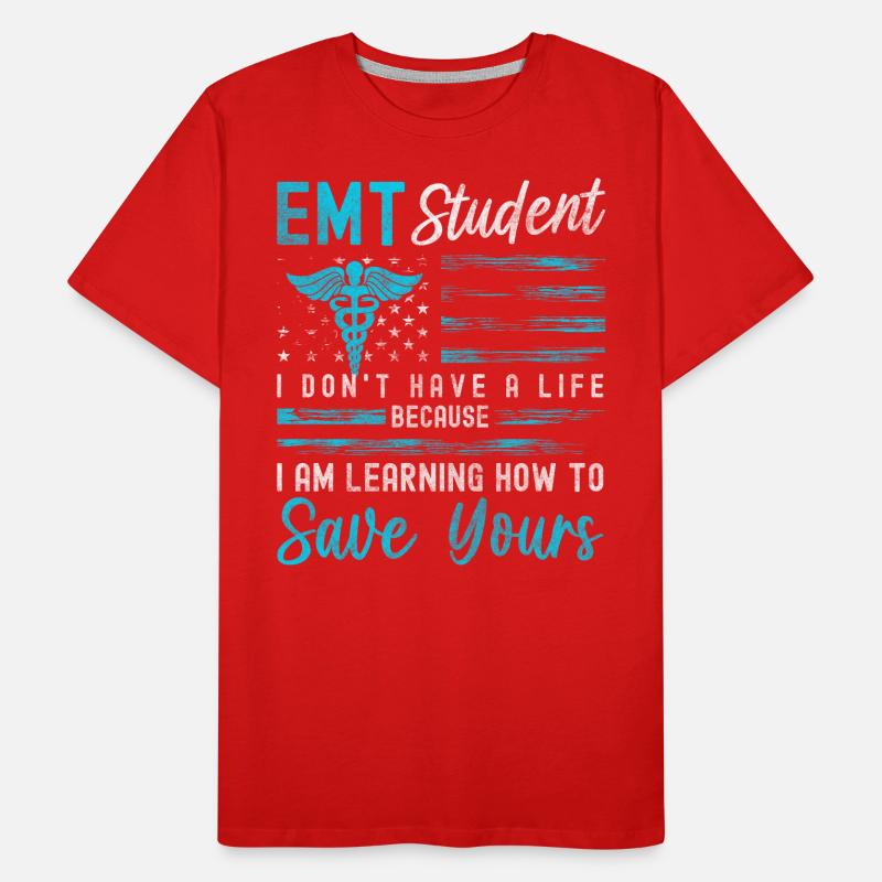 Student Uni Computer Lehrer Männer Premium Bio T-Shirt