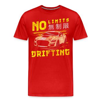 Car Tuner Vehicle Racing - T-shirt bio Premium Homme - rouge - Devant - Damien (186cm)