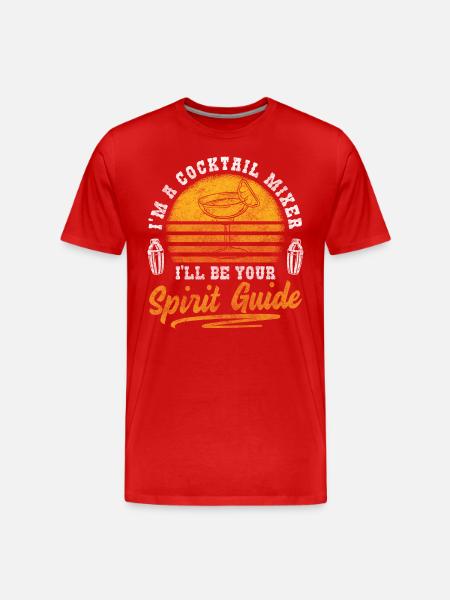 Blender Drinks Drinker Rum - Men's Premium Organic T-Shirt - red