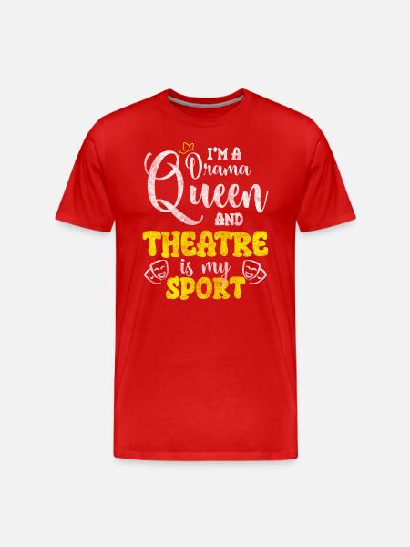 Crown Exaggerate Mimimi - Men's Premium Organic T-Shirt - red