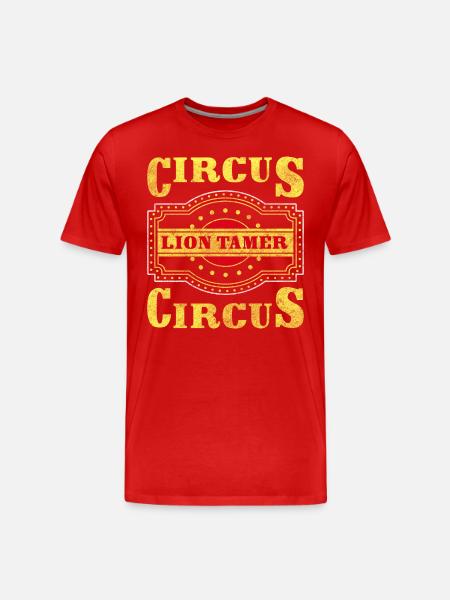 Manege Athlete Monkey Circus - Men's Premium Organic T-Shirt - red