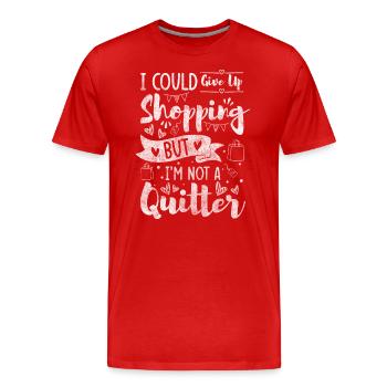 Shopping Money Seeking Shopping Mall - Men's Premium Organic T-Shirt - red - Front - Damien (186cm)
