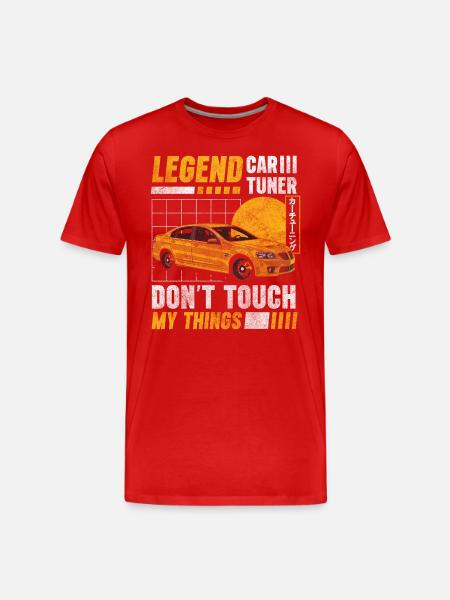 Tuning Motorsport Engine - Men's Premium Organic T-Shirt - red