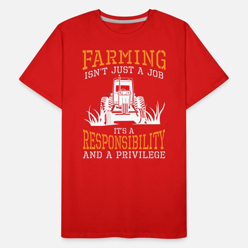 Bauer Farmer Protest Men's Premium Organic T-Shirt
