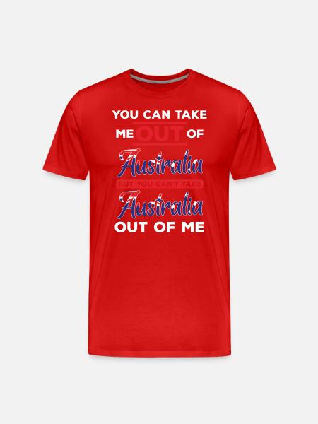Outback Aussie Melbourne Gold Coast - Men's Premium Organic T-Shirt - red