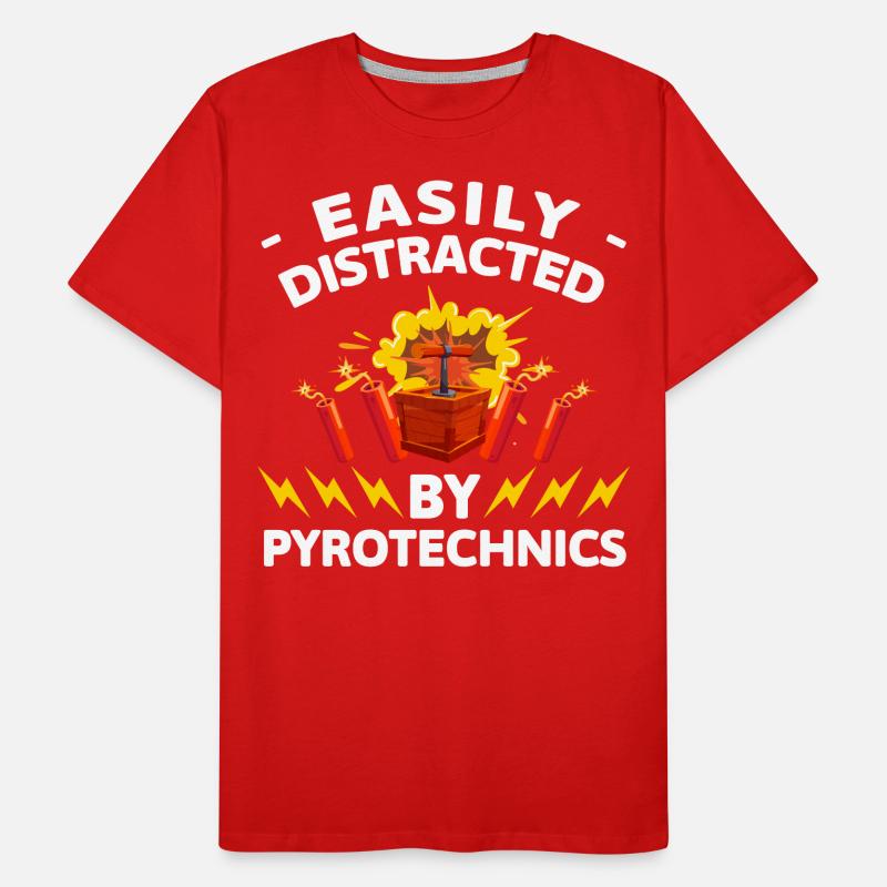 Pyrotechnics Highlight Men's Premium Organic T-Shirt