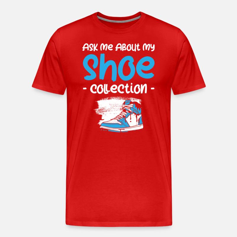Schuhe - Männer Premium Bio T-Shirt - Rot