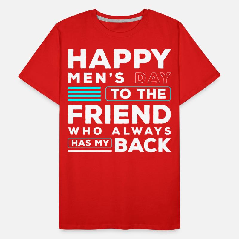 Mann Feier Bart Partner Männer Premium Bio T-Shirt