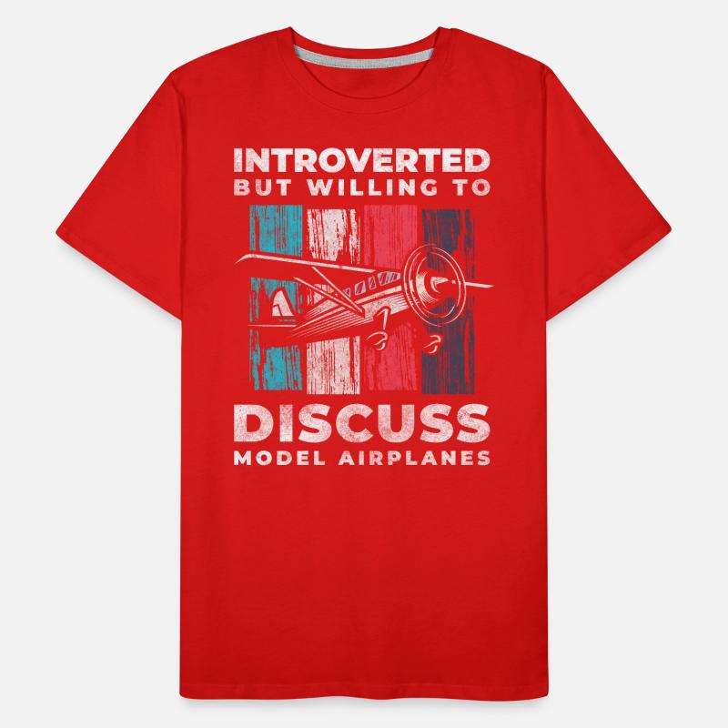 Model Airplane Model Flying Machine Flight Men's Premium Organic T-Shirt