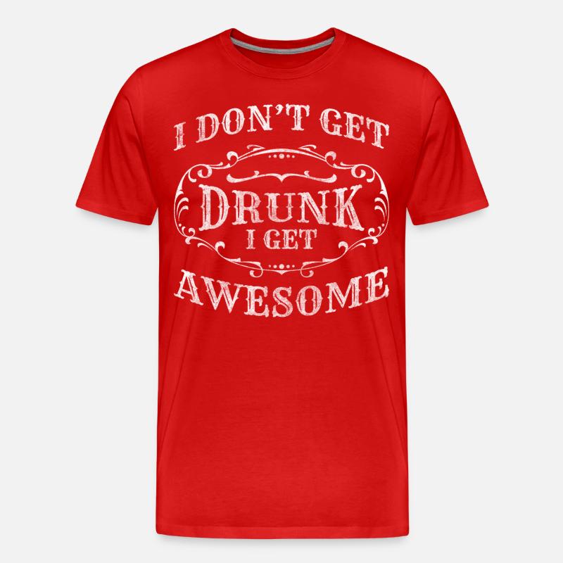 Barhopping Feiern Lustig Squad - Männer Premium Bio T-Shirt - Rot