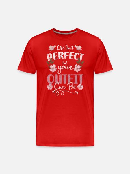 Mode Trendsetter Modell Modisch - Männer Premium Bio T-Shirt - Rot