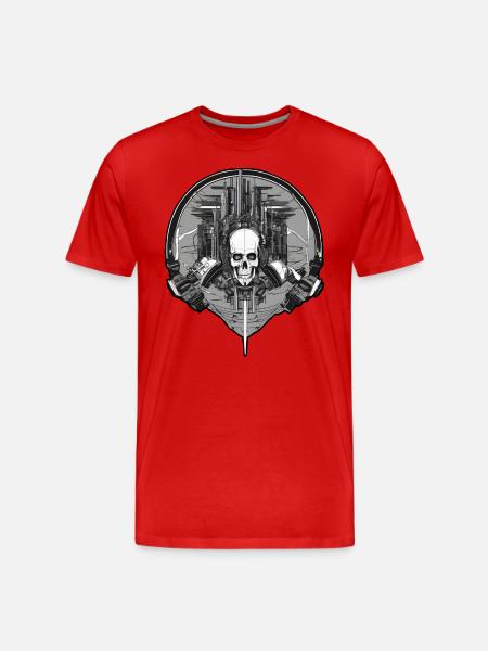 Rave Jumpstyle Music Exciting - Men's Premium Organic T-Shirt - red