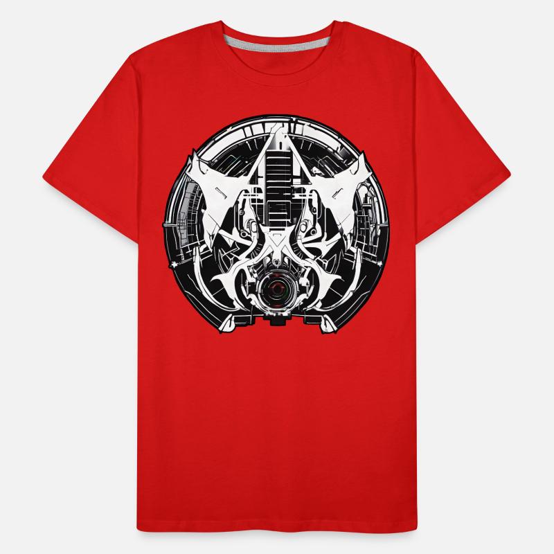 Techno Hardstyle Rays T-shirt bio Premium Homme