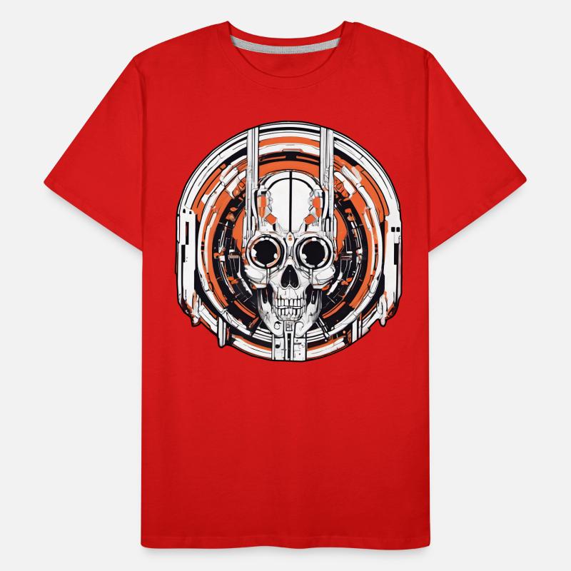 Techno Hardstyle Electro Robotique T-shirt bio Premium Homme
