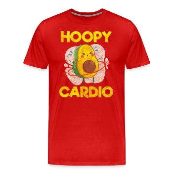 Hullern Hula Training Sportart - Männer Premium Bio T-Shirt - Rot - Vorne - Damien (186cm)